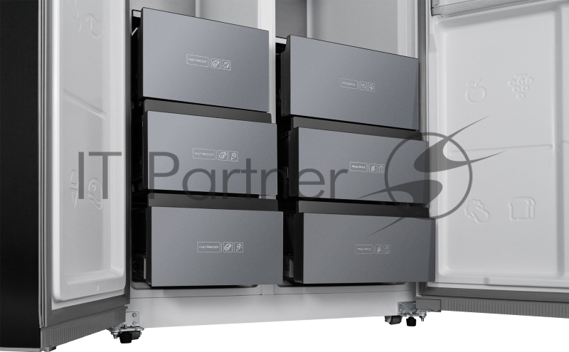 Холодильник WEISSGAUFF WSBS 590 INVERTER NO FROST INOX