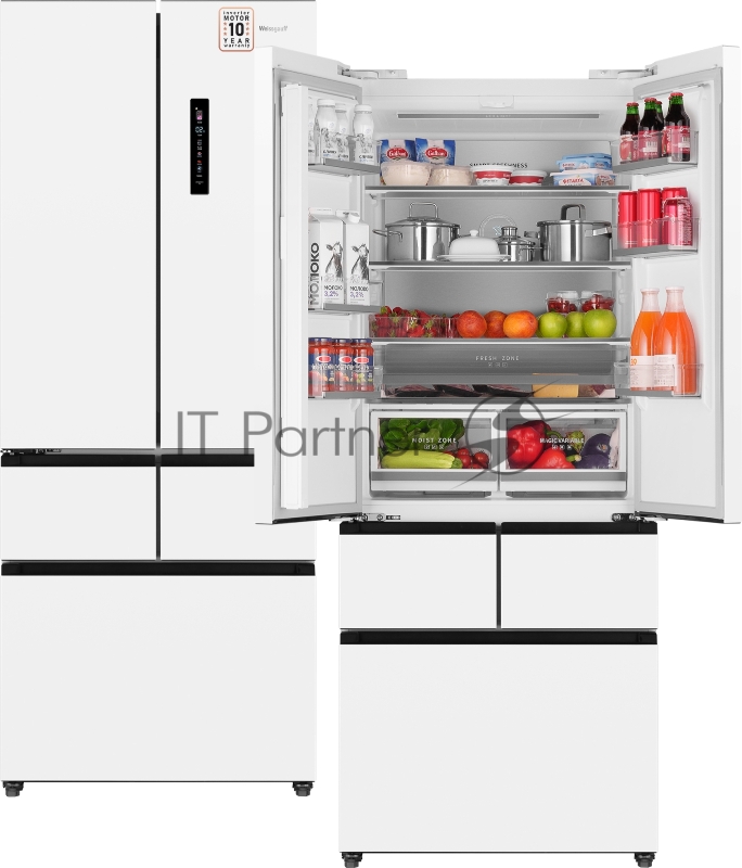 Холодильник WEISSGAUFF WFD 450 INVERTER NO FROST WHITE