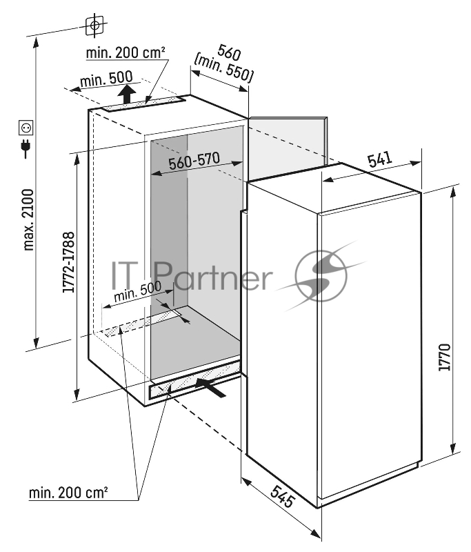Холодильник Liebherr IRBSd 5121 2-хкамерн.