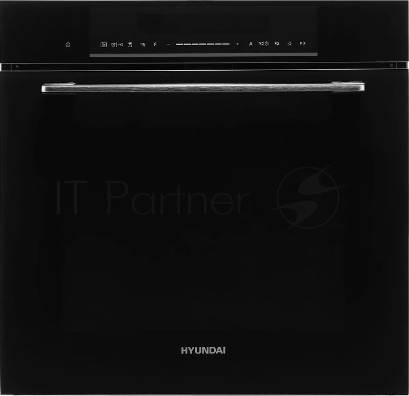 Духовой шкаф Электрический Hyundai HMEO 6780 BG черное стекло/серебристый