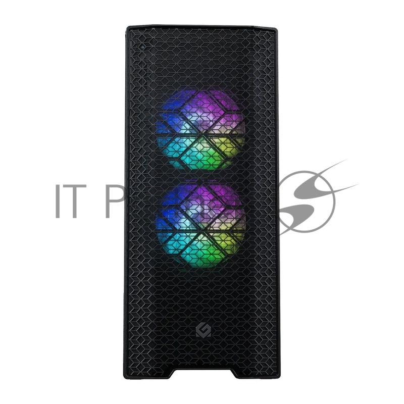 Корпус MagniumGear NEO Air Black, 2х 120mm ARGB Fan, боковая панель Tempered Glass, Mid-Tower MG-NE520A_DBK02_RU