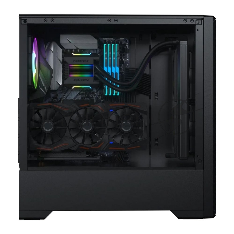 Корпус MagniumGear NEO Air Black, 2х 120mm ARGB Fan, боковая панель Tempered Glass, Mid-Tower MG-NE520A_DBK02_RU