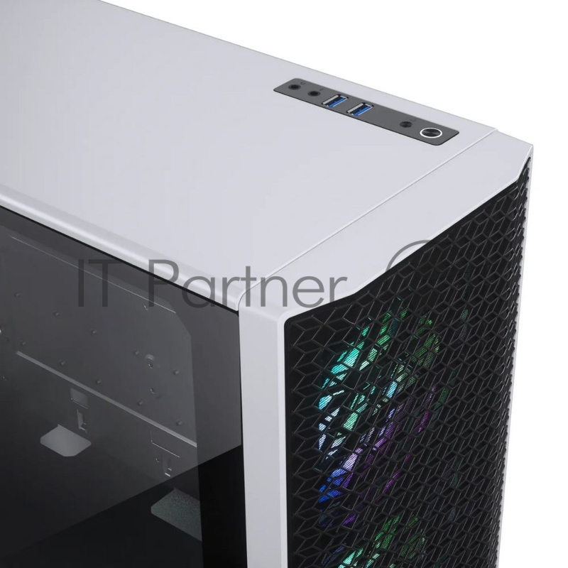 Корпус MagniumGear NEO Air White, 2х 120mm ARGB Fan, боковая панель Tempered Glass, Mid-Tower / MG-NE520A_DBW02_RU