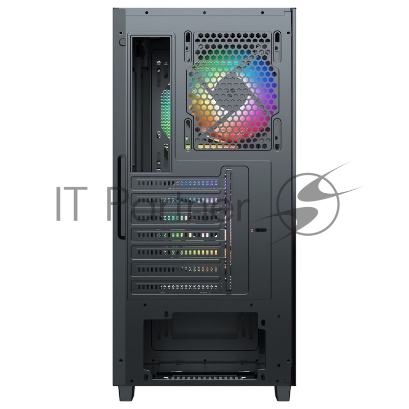 Корпус ACD Citadel 106 ATX, Black, USB3.0*1, USB*2+HD audio ,1*12cm ARGB rear+2*14cm ARGB front ,TG