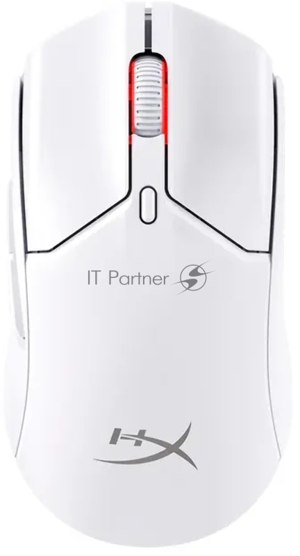 Мышь HyperX Pulsefire Haste 2 Mini белый оптическая (26000dpi) беспроводная BT/Radio USB (6but)