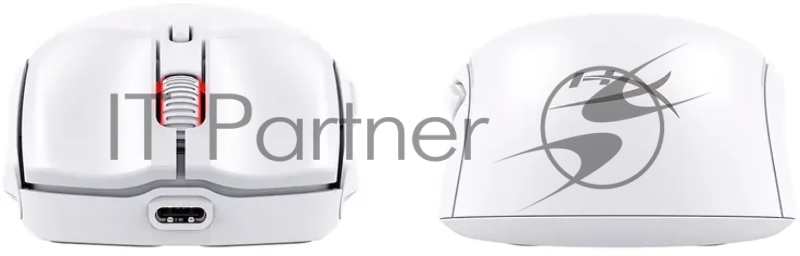 Мышь HyperX Pulsefire Haste 2 Mini белый оптическая (26000dpi) беспроводная BT/Radio USB (6but)