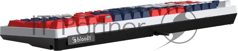 Клавиатура A4Tech Bloody S98 Sports Navy BLMS Plus механическая синий/белый USB for gamer LED (S98 SPORTS NAVY BLMS RED PLUS)