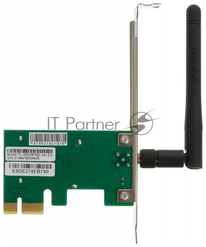 Сетевой адаптер TP-Link SOHO TL-WN781ND Беспроводной сетевой адаптер на шине PCI Express серии Lite N, до 150Мбит/с