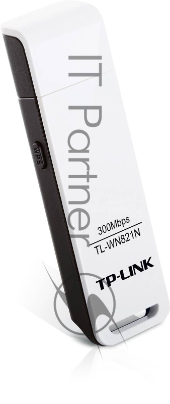 Сетевой адаптер TP-Link TL-WN821N Беспроводной USB адаптер 300Мбит/с стандарта N