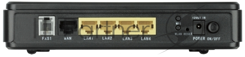 Маршрутизатор беспроводной D-Link DVG-N5402SP/1S/C1A 10/100BASE-TX черный