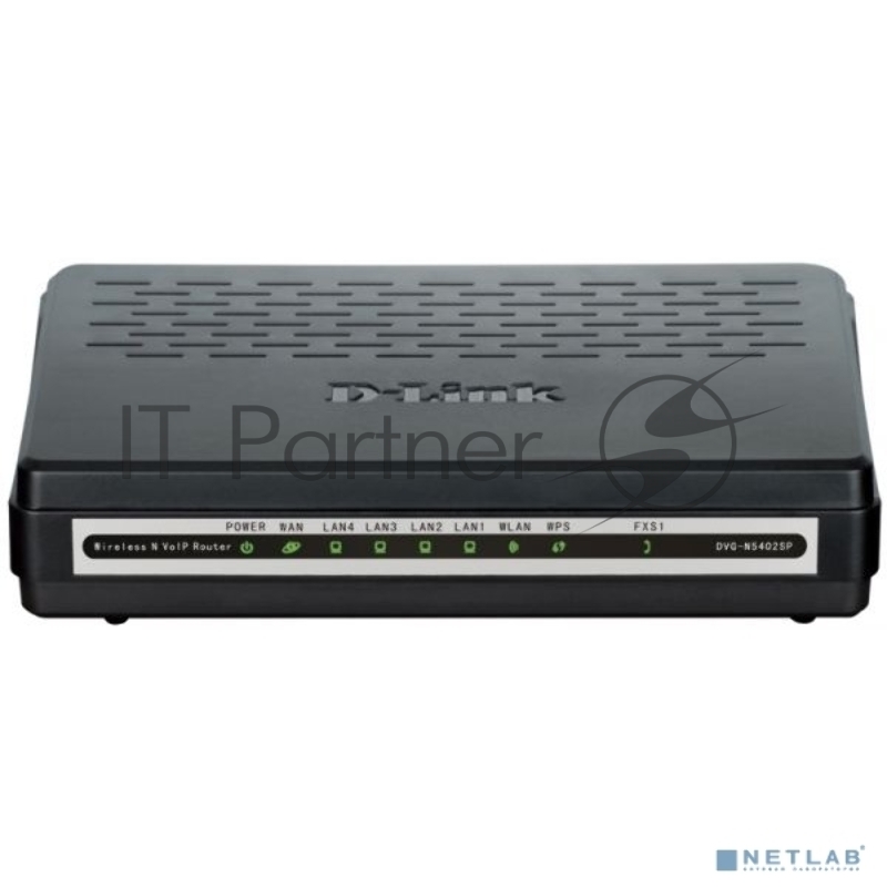 Маршрутизатор беспроводной D-Link DVG-N5402SP/1S/C1A 10/100BASE-TX черный