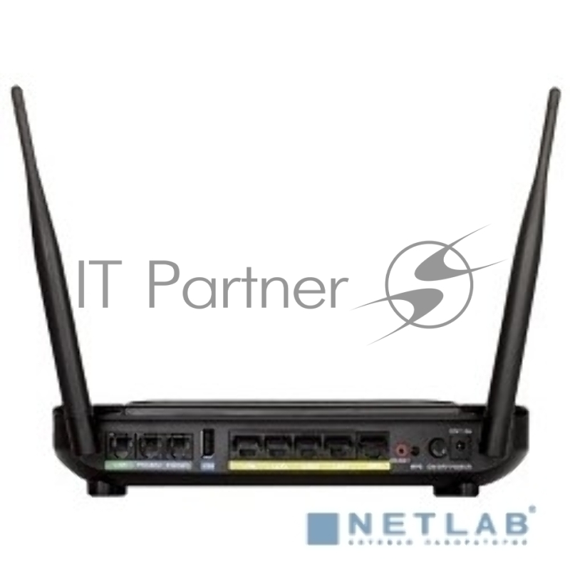 Маршрутизатор беспроводной D-Link DVG-N5402SP/1S/C1A 10/100BASE-TX черный