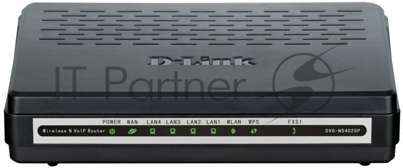 Маршрутизатор беспроводной D-Link DVG-N5402SP/1S/C1A 10/100BASE-TX черный