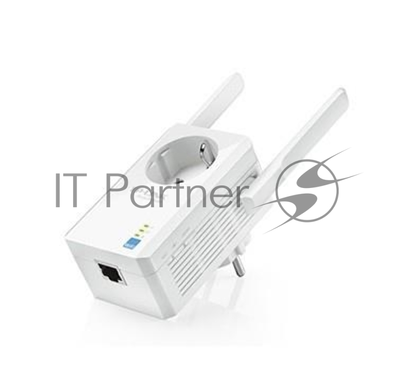 Сетевой адаптер TP-Link SOHO TL-WA860RE 300Mbps Wireless N Wall Plugged Range Extender with AC Passthrough, QCA(Atheros), 2T2R, 2.4GHz, 802.11b/g/n, 1 10/100Mbps LAN port, Range Extender button, Range Extender mode, suppo поставляется без кабеля RJ-