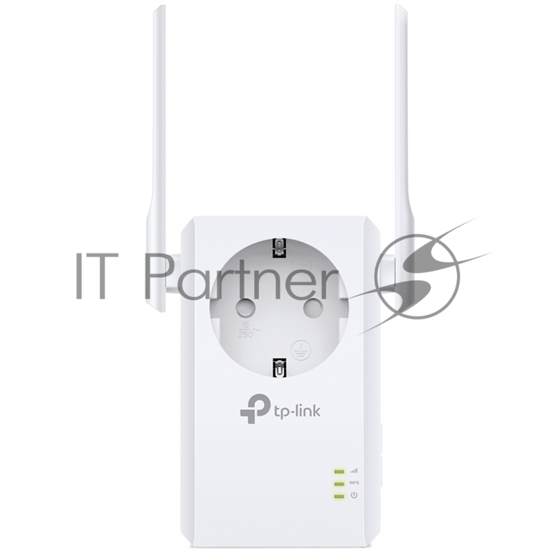 Сетевой адаптер TP-Link SOHO TL-WA860RE 300Mbps Wireless N Wall Plugged Range Extender with AC Passthrough, QCA(Atheros), 2T2R, 2.4GHz, 802.11b/g/n, 1 10/100Mbps LAN port, Range Extender button, Range Extender mode, suppo поставляется без кабеля RJ-