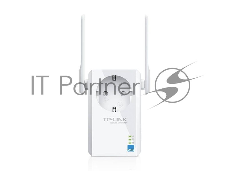 Сетевой адаптер TP-Link SOHO TL-WA860RE 300Mbps Wireless N Wall Plugged Range Extender with AC Passthrough, QCA(Atheros), 2T2R, 2.4GHz, 802.11b/g/n, 1 10/100Mbps LAN port, Range Extender button, Range Extender mode, suppo поставляется без кабеля RJ-
