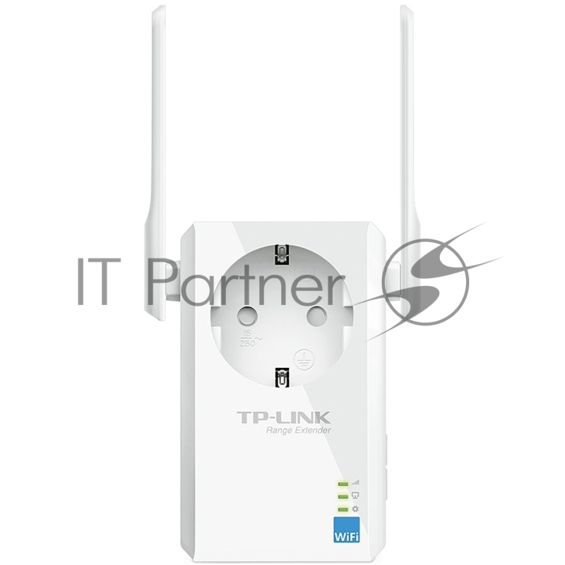Сетевой адаптер TP-Link SOHO TL-WA860RE 300Mbps Wireless N Wall Plugged Range Extender with AC Passthrough, QCA(Atheros), 2T2R, 2.4GHz, 802.11b/g/n, 1 10/100Mbps LAN port, Range Extender button, Range Extender mode, suppo поставляется без кабеля RJ-