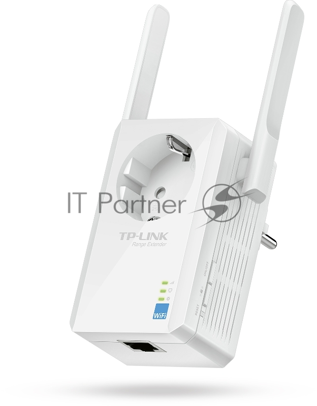 Сетевой адаптер TP-Link SOHO TL-WA860RE 300Mbps Wireless N Wall Plugged Range Extender with AC Passthrough, QCA(Atheros), 2T2R, 2.4GHz, 802.11b/g/n, 1 10/100Mbps LAN port, Range Extender button, Range Extender mode, suppo поставляется без кабеля RJ-