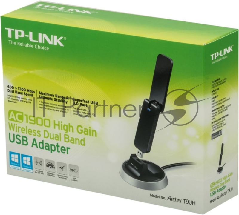 Сетевой адаптер WiFi TP-LINK Archer SOHO T9UH USB 3.0