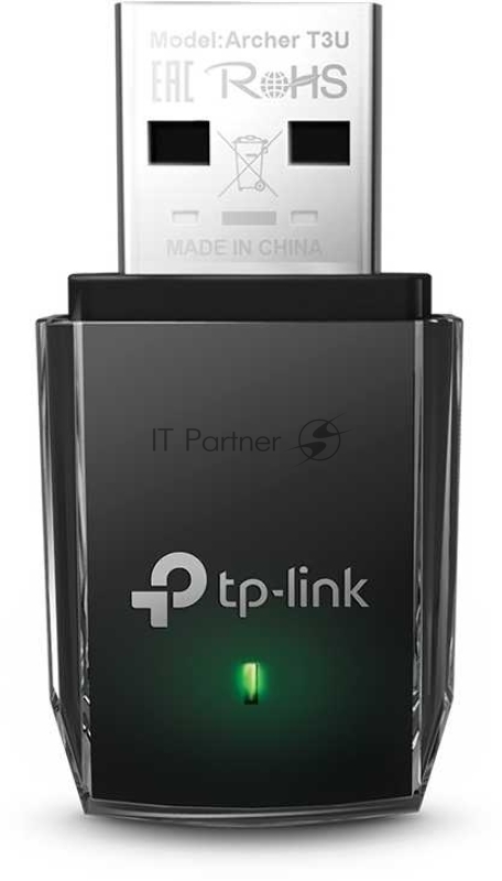 Адаптер TP-LINK Archer T3U AC1300 Мини Wi-Fi MU-MIMO USB-адаптер
