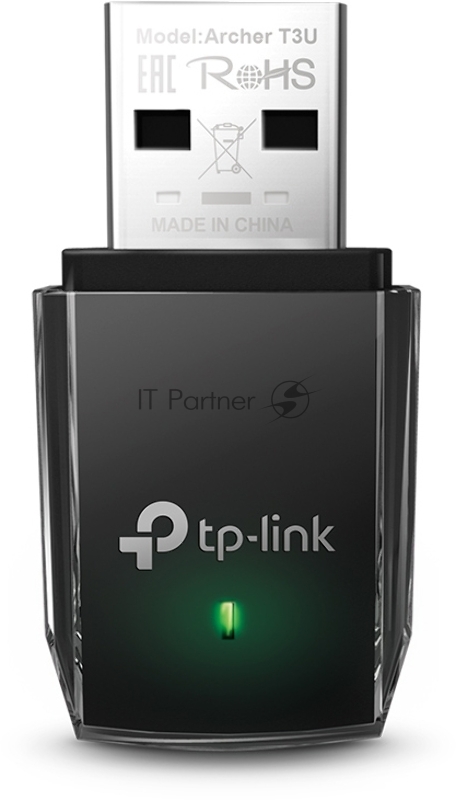Адаптер TP-LINK Archer T3U AC1300 Мини Wi-Fi MU-MIMO USB-адаптер