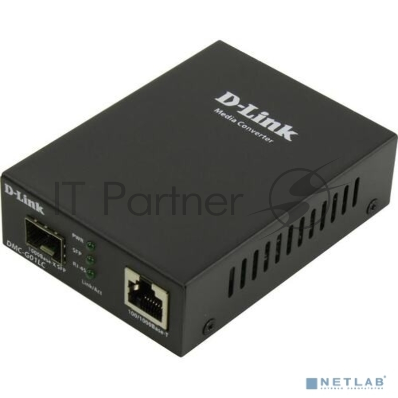 Медиаконвертор D-Link DMC-G01LC/C1A, Media Converter with 1 100/1000Base-T port and 1 100/1000Base-X SFP port.