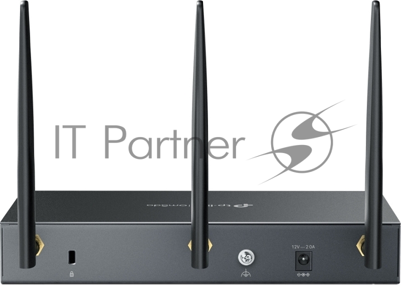 VPN-маршрутизатор TP-Link ER706W Omada с гигабитными портами и поддержкой Wi-Fi AX3000, 1 гиг. SFP WAN/LAN, 1 гиг. RJ45 WAN, 4 гиг. RJ45 WAN/LAN, USB 3.0, до 574 М/с на 2,4 ГГц + до 2402 М/с