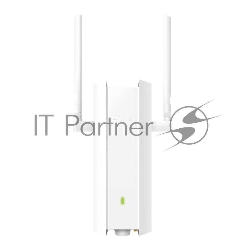 Двухдиапазонная точка доступа TP-Link EAP625-Outdoor HD, для улицы и помещений с поддержкой Wi-Fi 6 AX1800, 1 гиг. порт RJ45, 802.3af/at, Passive PoE (48 В, 0,5 А), IP67, 2 внешние антенны