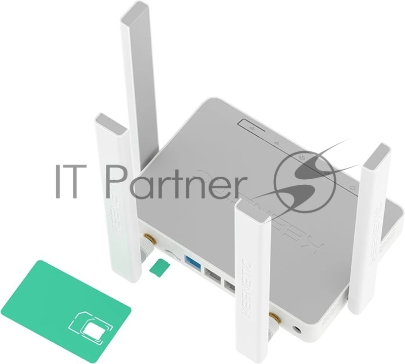 Роутер беспроводной Runner 4G (KN-2212) с модемом 4G, Mesh Wi-Fi N300 и 4-портовым Smart-коммутатором