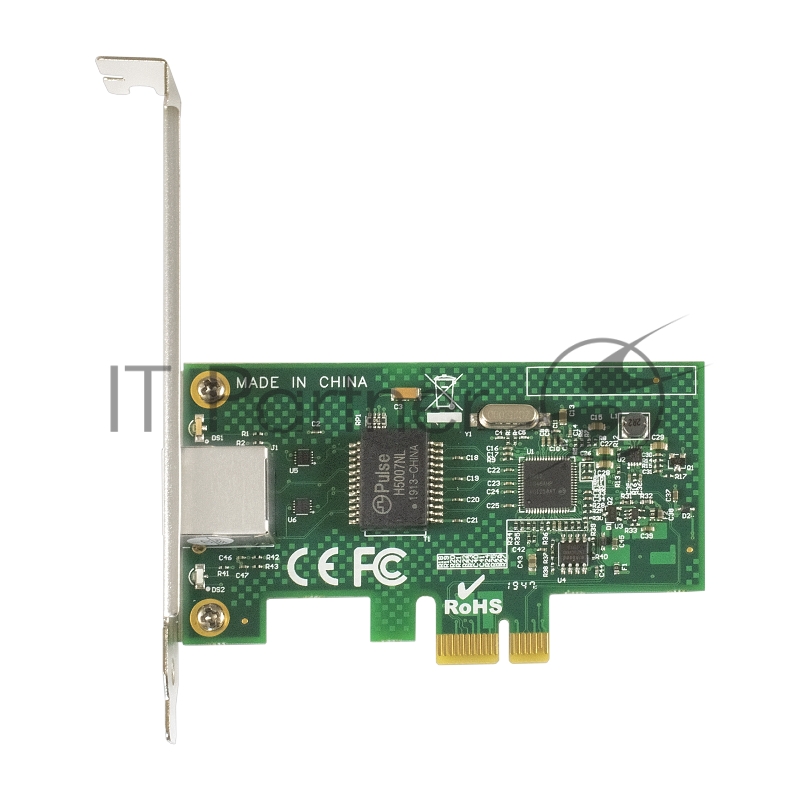 Сетевой адаптер ExeGate EXE-i210AT PCI Express 2.0 10/100/1000Mbps 1xRJ-45 (Copper) Intel WGI210AT