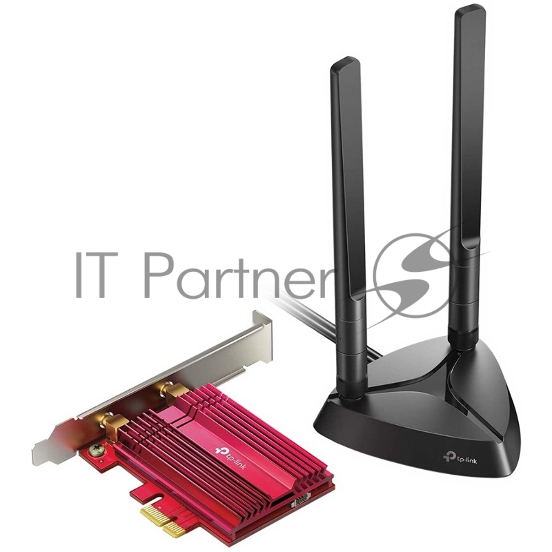 Адаптер TP-Link Wi-Fi 11AX 3000Mbps dual-band PCI-E adapter, two external Antennas