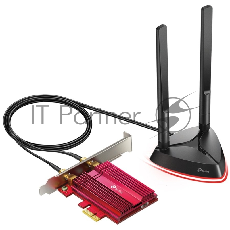 Адаптер TP-Link Wi-Fi 11AX 3000Mbps dual-band PCI-E adapter, two external Antennas