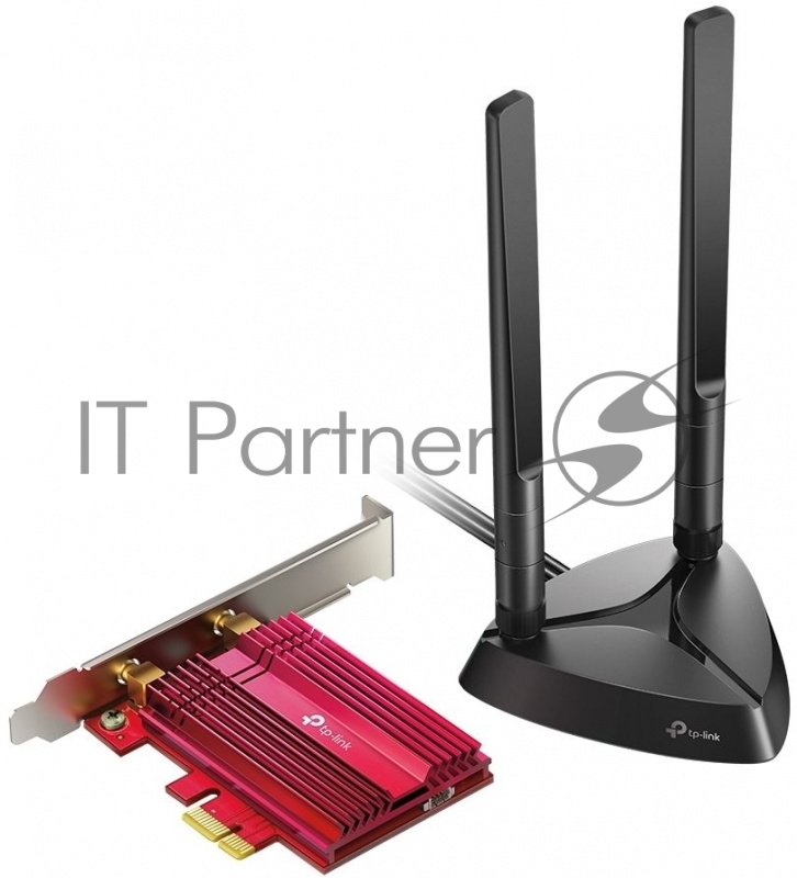 Адаптер TP-Link Wi-Fi 11AX 3000Mbps dual-band PCI-E adapter, two external Antennas