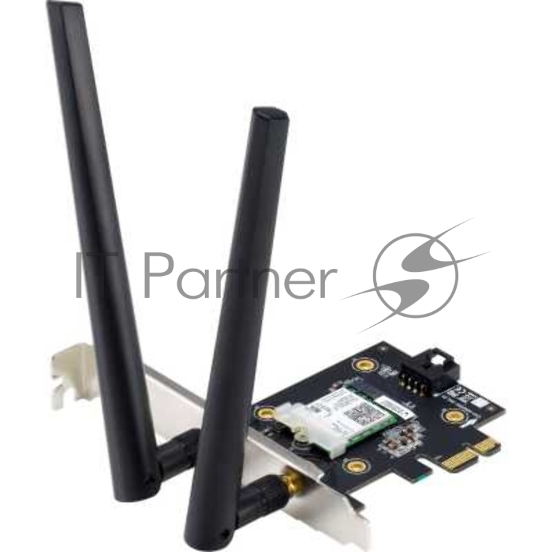Адаптер ASUS PCE-AX3000 // WI-FI 802.11ax, 2402 + 574Mbpsб PCI-E Adapter, 2 антенны 90IG0610-MO0R10
