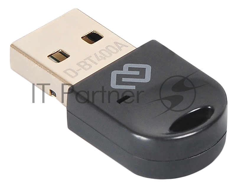 Адаптер USB Digma D-BT400A Bluetooth 4.0+EDR class 1.5 20м черный