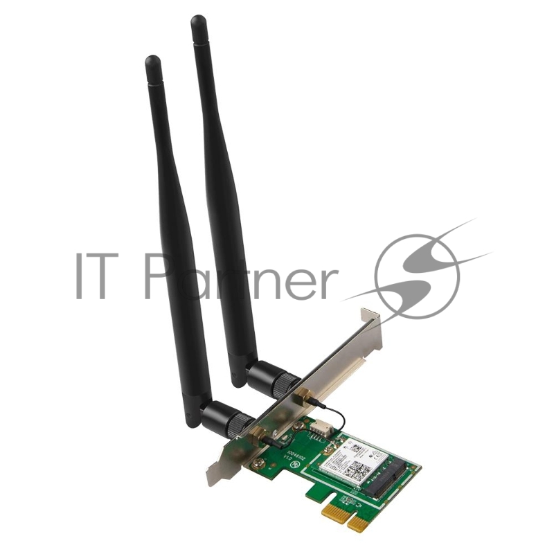 Сетевой адаптер Tenda E30 беспроводной двухдиапазонный PCI-e адаптер Wi-Fi 6 AX3000 c Bluetooth 5.0