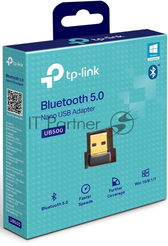 Адаптер Bluetooth TP-Link UB500 Bluetooth 5.0 Nano USB 2.0