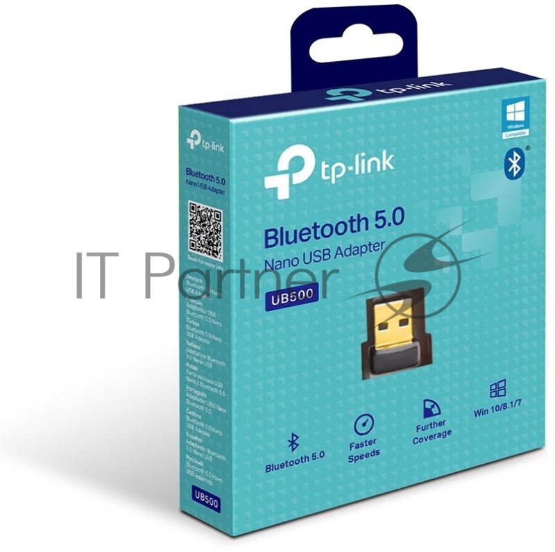 Адаптер Bluetooth TP-Link UB500 Bluetooth 5.0 Nano USB 2.0