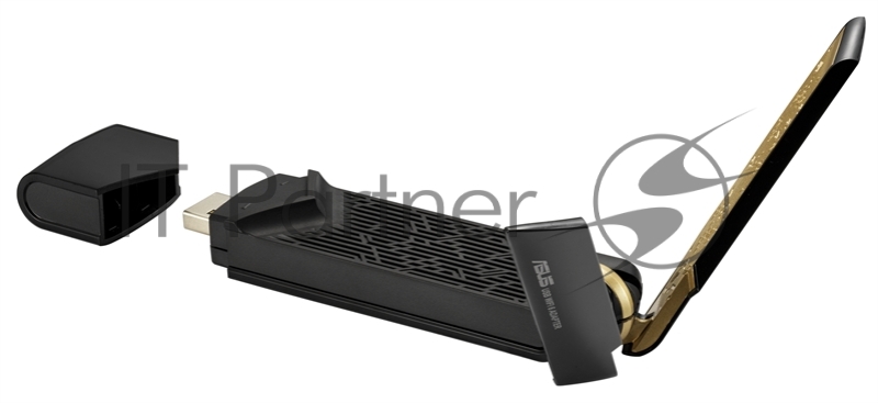 Адаптер ASUS USB-AX56 // WI-FI 802.11ax, 567 + 1201 Mbps USB 3.0 Adapter + внешняя антенна 90IG06H0-MO0R00