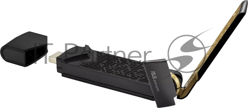 Адаптер ASUS USB-AX56 // WI-FI 802.11ax, 567 + 1201 Mbps USB 3.0 Adapter + внешняя антенна 90IG06H0-MO0R00