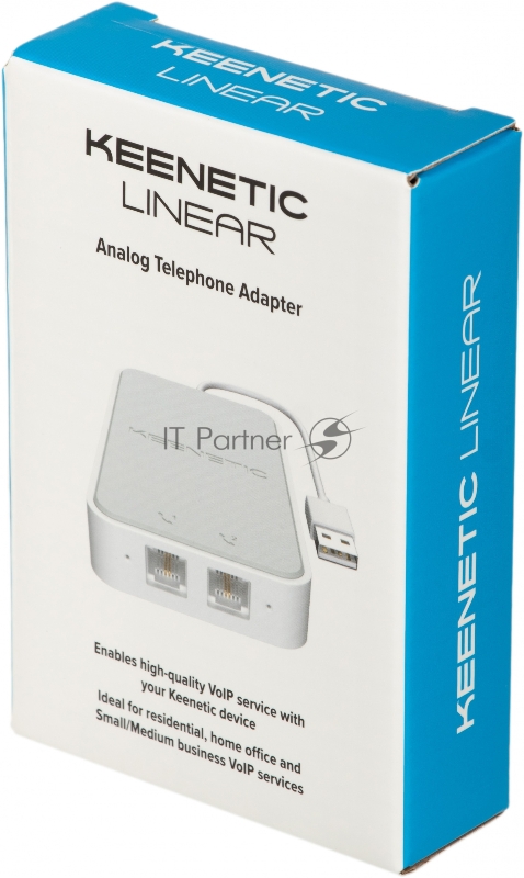 USB-адаптер Keenetic Linear (KN-3110)для двух аналоговых телефонов