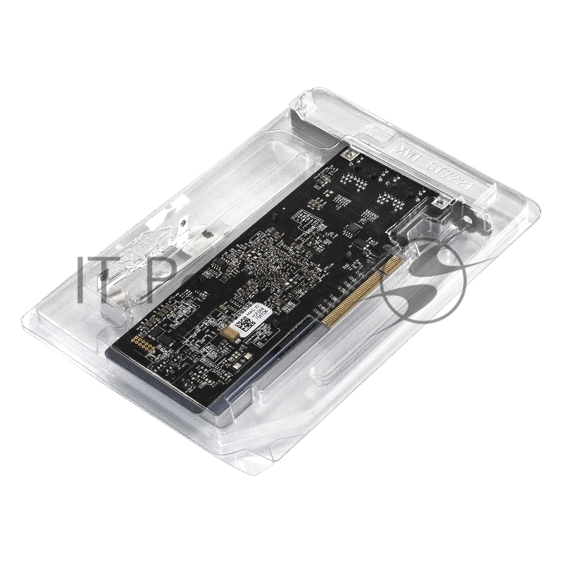 Сетевой адаптер ExeGate EXE-X550-T2 (PCI-E x8 v3.0, порты 2xRJ45 (медные), 10Gb/s (10/5/2.5/1Gb/s, 100Mb/s), Server NIC Intel Chipset X550)