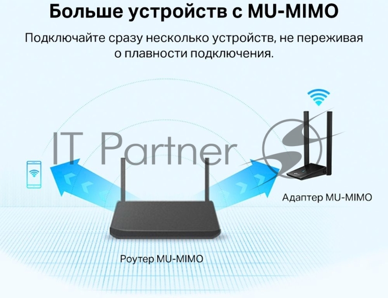 Двухдиапазонный Wi-Fi 6 USB-адаптер TP-Link Archer TX20U Plus AX1800 высокого усиления