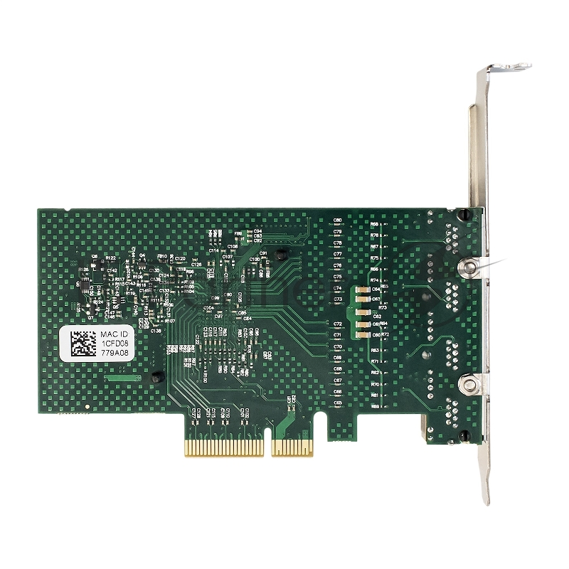 Сетевой адаптер ExeGate EXE-BCM5719 (PCI-E x4 v2.0, порты 4xRJ45, 10/100/1000Mbps, Gigabit Chipset Broadcom BCM5719)