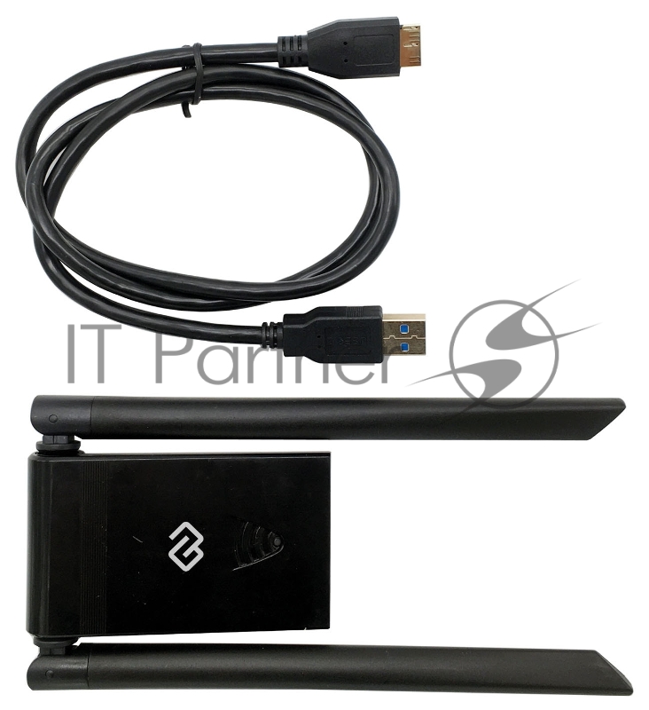 Сетевой адаптер WiFi Digma DWA-AC13002E AC1300 USB 3.0 (ант.внеш.съем) 2ант. (упак.:1шт)