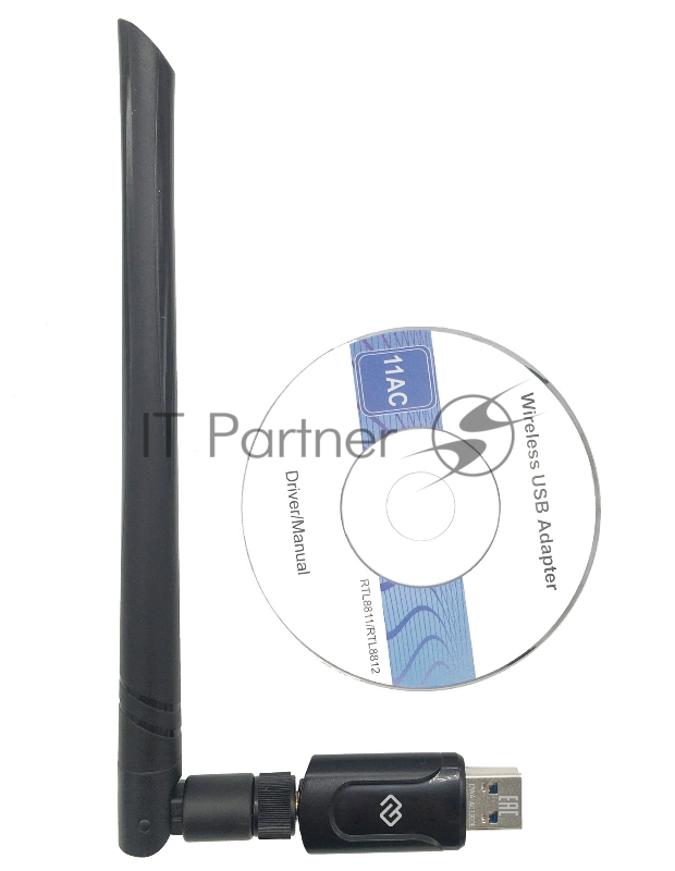 Сетевой адаптер WiFi Digma DWA-AC1300E AC1300 USB 3.0 (ант.внеш.съем) 1ант. (упак.:1шт)