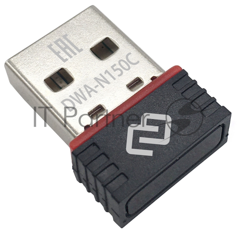 Сетевой адаптер WiFi Digma DWA-N150C N150 USB 2.0 (ант.внутр.) 1ант. (упак.:1шт)