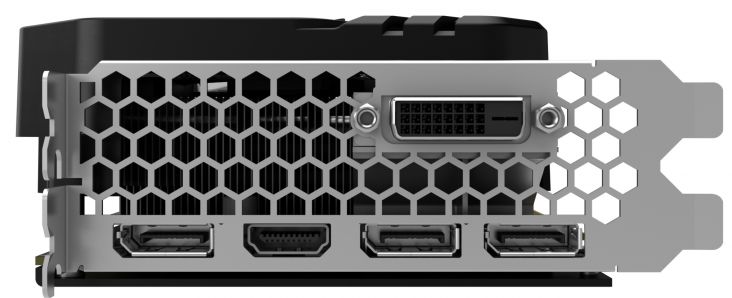 Видеокарта Palit GeForce GTX 1060 JetStream 6ГБ (GeForce GTX 1060, DDR5, DVI, HDMI, 3xDP) (PCI-E)