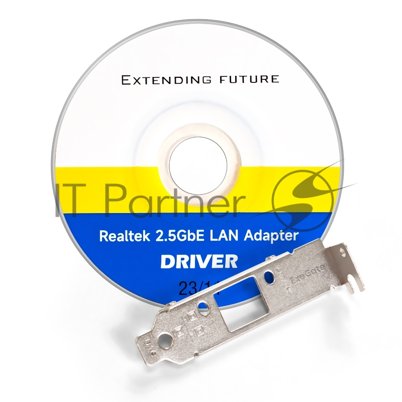 Сетевой адаптер ExeGate EXE-251 (PCI-E x1 v2.0, 1xRJ45, UTP 100Mbps/1000Mbps/2.5Gbps RTL8125B)