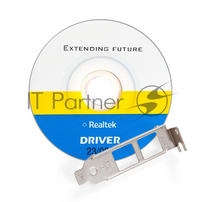 Сетевой адаптер ExeGate EXE-562 (PCI-E x1 v2.0, 2xRJ45, UTP 10/100/1000Mbps, Realtek Chipset RTL8111F)